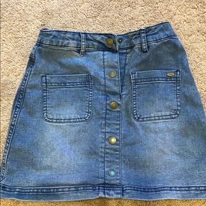 Girls mini denim skirt